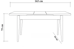 Shundrea Matgrupp 4 delar 75 cm