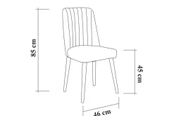 Shundrea Matgrupp 5 delar 75 cm