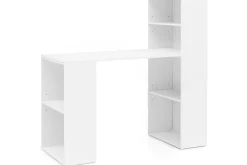 Shuping Skrivbord 120 cm med Förvaring Hyllor
