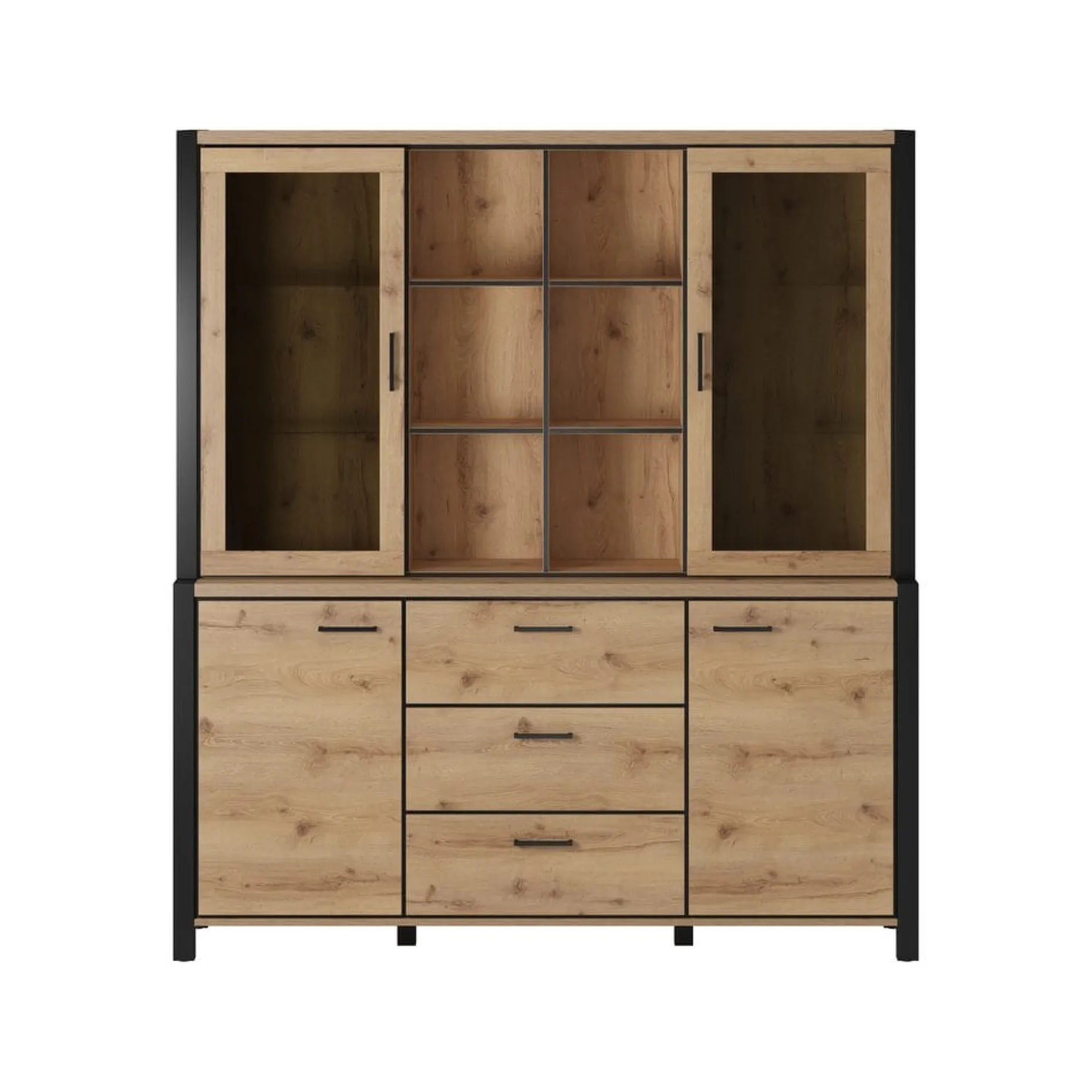 Sideboard- 26 Hörnskåpsset Aktiv 4 dörrar 3 lådor 04+26