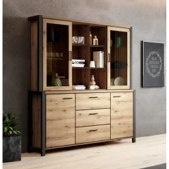 Sideboard- 26 Hörnskåpsset Aktiv 4 dörrar 3 lådor 04+26