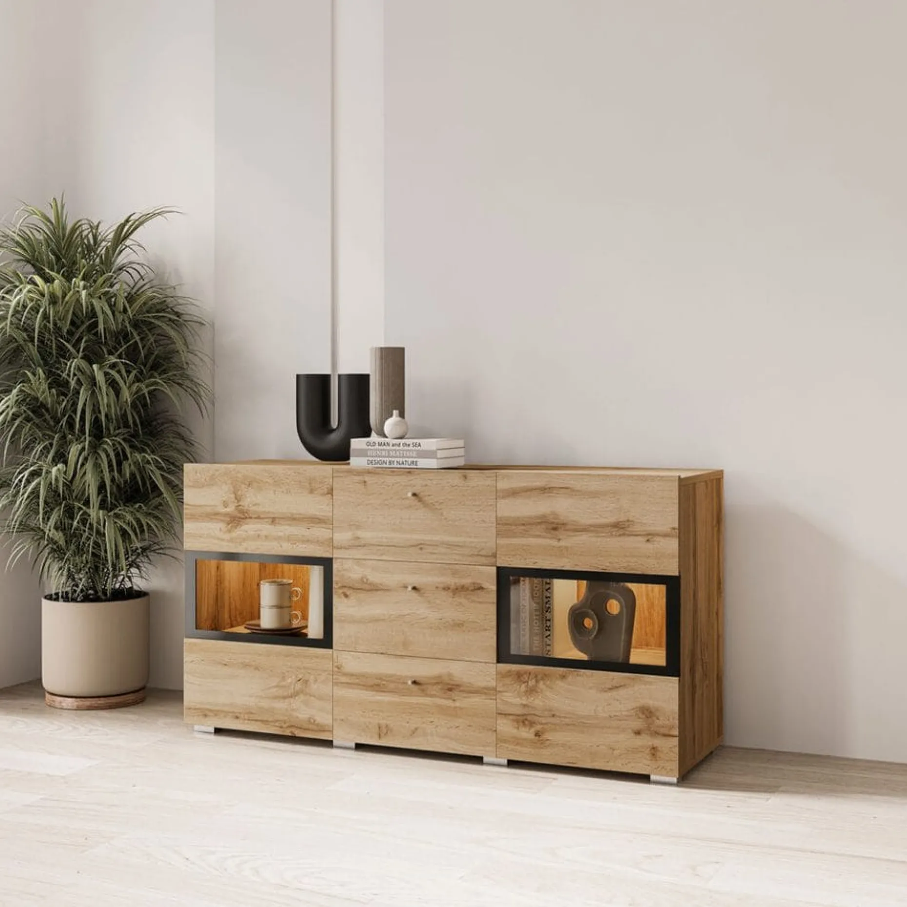 Sideboard Baros 2 Dörrar med 3 Lådor
