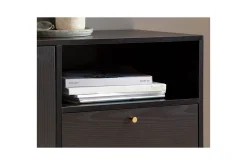 Sideboard Wohnling Melaminbelagd MDF 140 cm med 2 dörrar 1 låda Modern
