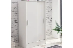 Sideboard Wohnling Melaminbelagd MDF-skjutdörrar Modern