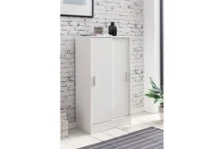 Sideboard Wohnling Melaminbelagd MDF-skjutdörrar Modern