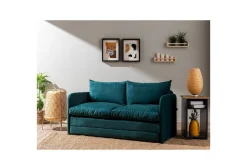 2-sits bäddsoffa Rubby (148 x 70 x 66 cm) Petrolgrön