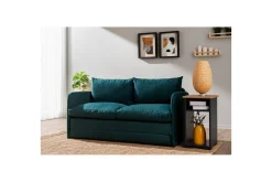 2-sits bäddsoffa Rubby (148 x 70 x 66 cm) Petrolgrön