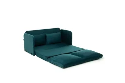 2-sits bäddsoffa Rubby (148 x 70 x 66 cm) Petrolgrön