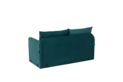 2-sits bäddsoffa Rubby (148 x 70 x 66 cm) Petrolgrön