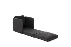 1-sits bäddsoffa Rubby Mörkgrå