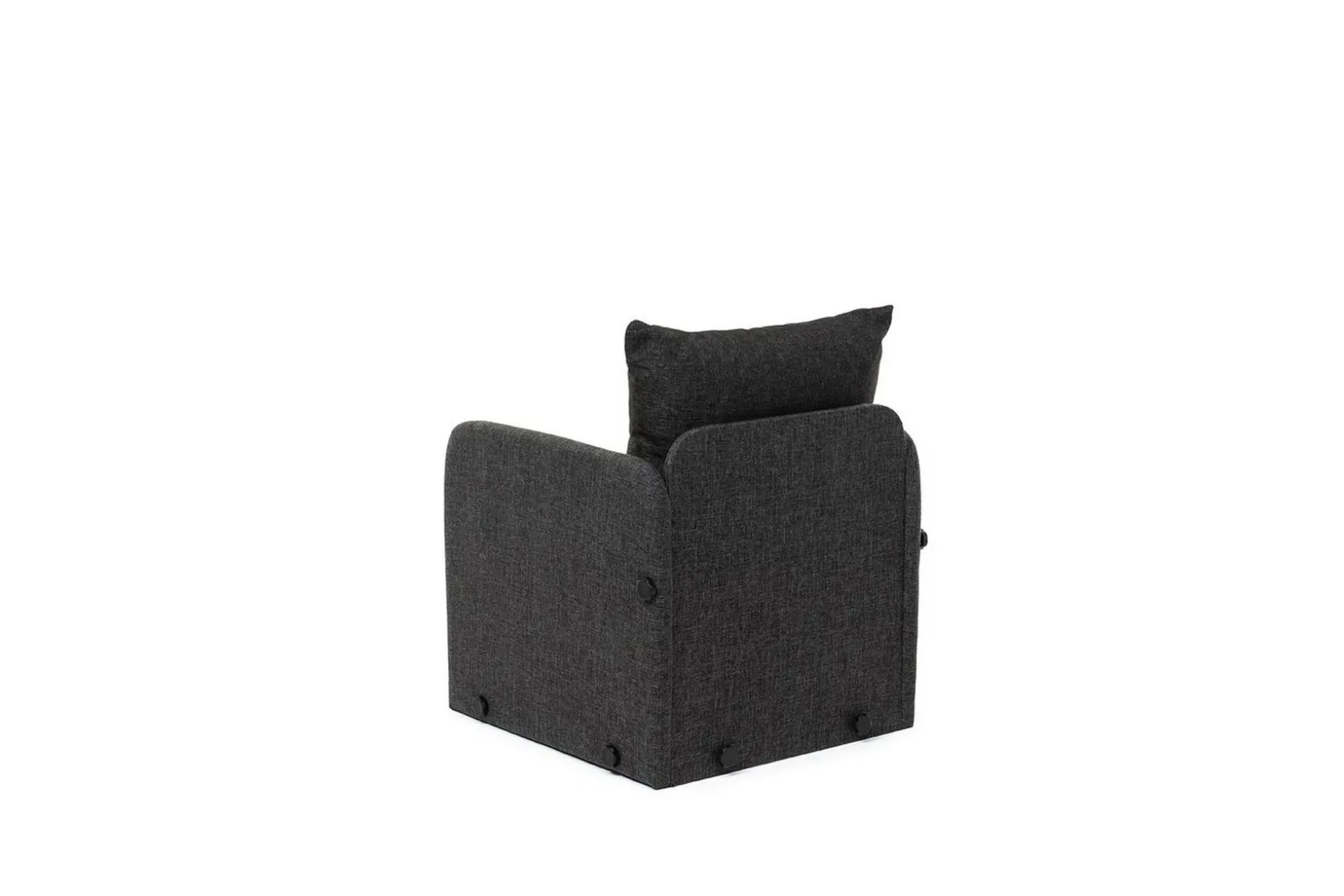 1-sits bäddsoffa Rubby Mörkgrå