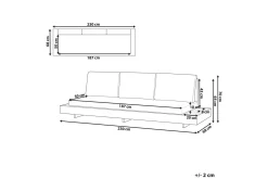 3-sitssoffa Marettimo
