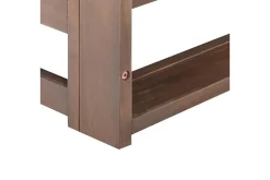 3-sitssoffa Trani Mörkt trä/grått/Taupe, Ja