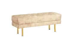 Sittbänk Roseville Beige/guld