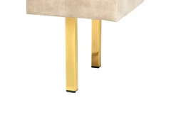 Sittbänk Roseville Beige/guld