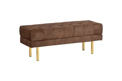 Sittbänk Roseville Mörkbrun/Guld