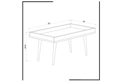 Skaberg Soffbord 80 cm