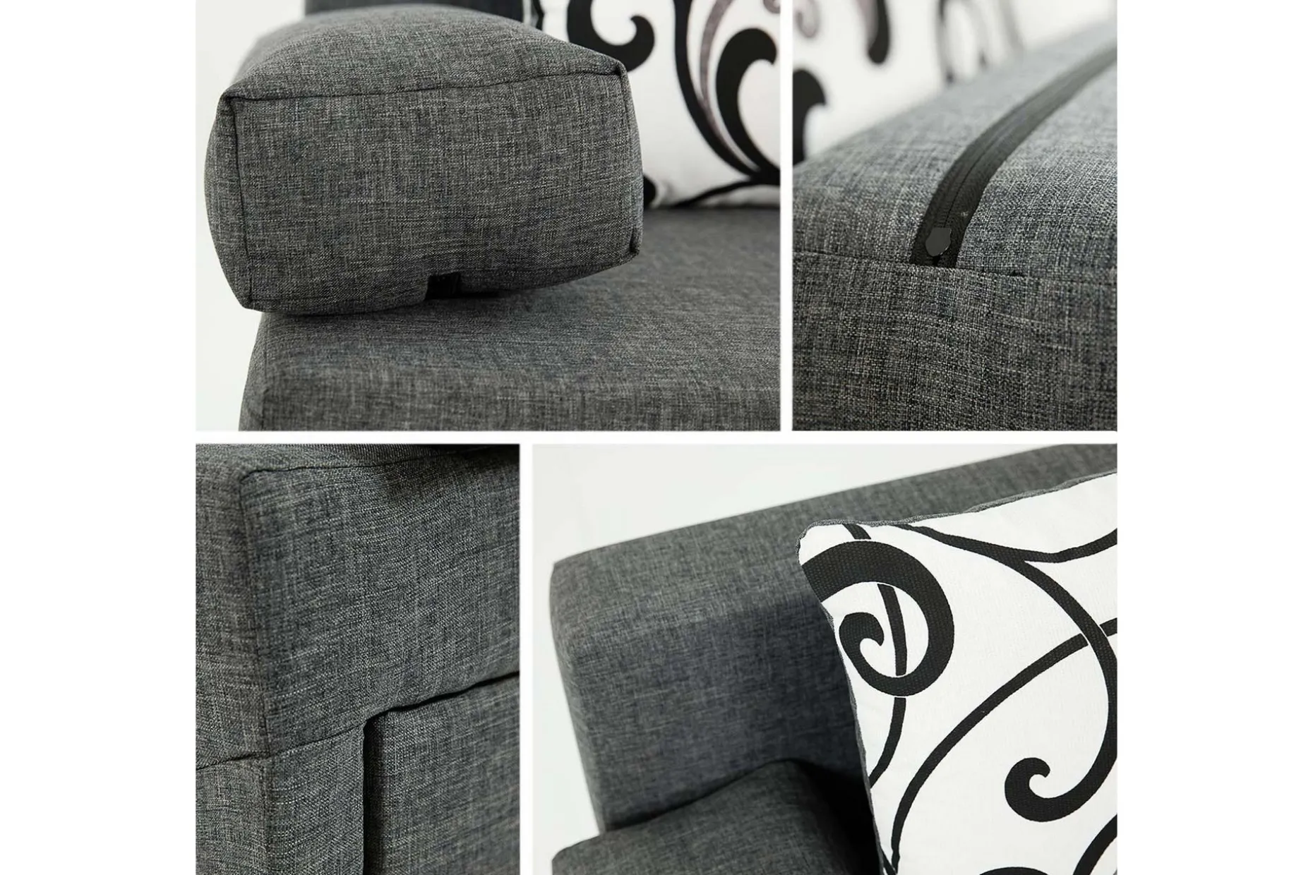 Skatteg Bäddsoffa med Sittpuff
