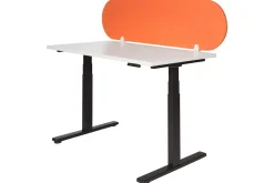 Skiljevägg för skrivbord Sparky Orange, 160x1x40 cm