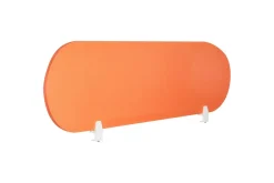 Skiljevägg för skrivbord Sparky Orange, 160x1x40 cm