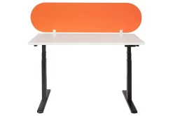 Skiljevägg för skrivbord Sparky Orange, 160x1x40 cm