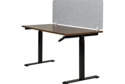 Skiljevägg för skrivbord Split Grå, 160x1x50 cm