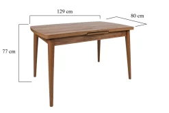 Skinshult Matbord 130x79x130 cm