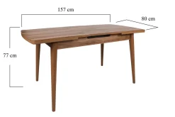 Skinshult Matbord 130x79x130 cm