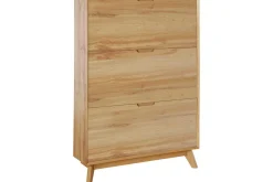Skoförvaring Ezra 3 klaffar 89x24x125 cm, Wotan-ek