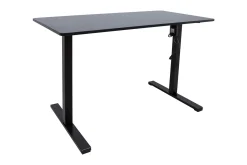 Skrivbord Ergo Optimal med motor 120x60 cm Svart