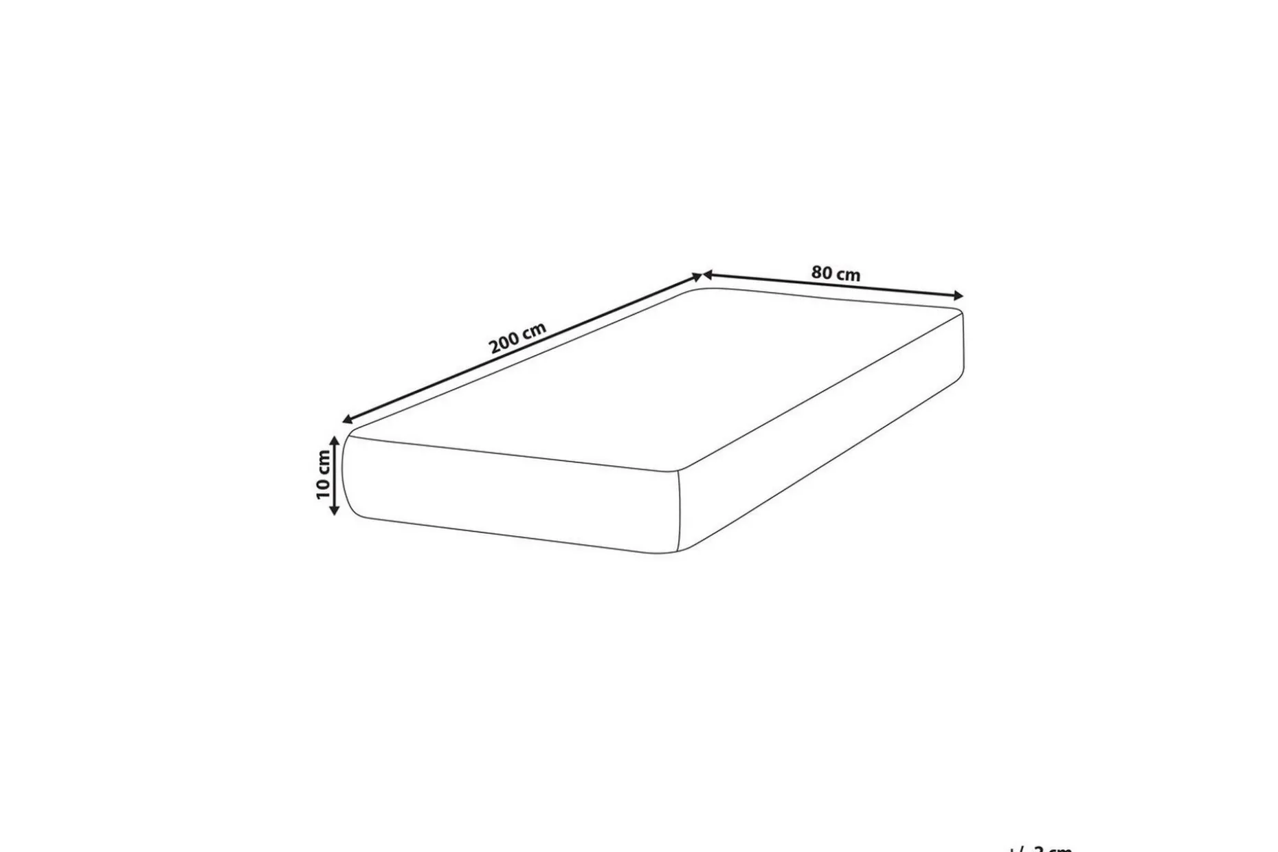 Skummadrass Precious 80x200 cm