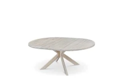 Slite Förlängningsbart Matbord 140-180 cm Runt i massivt trä