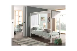 Säng med textil Pino Canopy