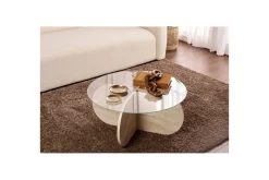 Soffbord Aeris 75 cm med Glasskiva