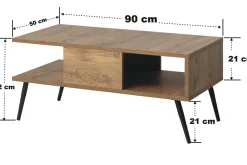 Soffbord Bukle 90 cm