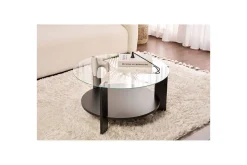 Soffbord Clara 75 cm med Glasskiva