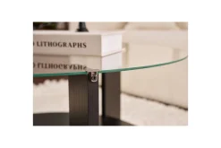 Soffbord Clara 75 cm med Glasskiva