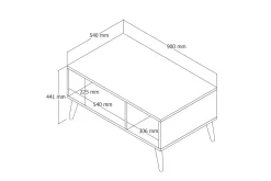 Soffbord Cravans 90x54x90 cm