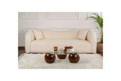 Soffbord Nordure Sibas Soffbord 85 cm Brun