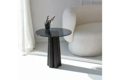 Soffbord Novera Mörkgrå / Svart