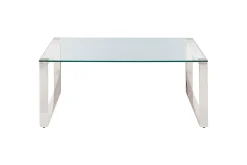 Soffbord Tilon Silver/Transparent