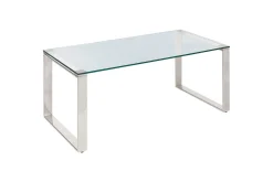 Soffbord Tilon Silver/Transparent