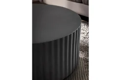 Soffbord Wohnling Rund 67 cm Metallremsor Optik Modern Look