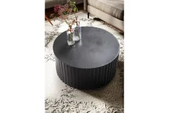 Soffbord Wohnling Rund 67 cm Metallremsor Optik Modern Look