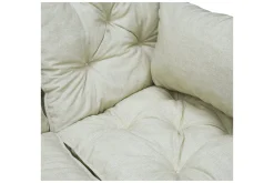 Soffdyna med ryggstöd Maxi Hög Rygg med Sidokuddar Beige
