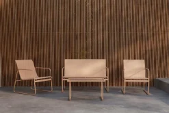 Soffgrupp Scopello 2-sits Soffa + 2 Fåtöljer med bord Utomhus