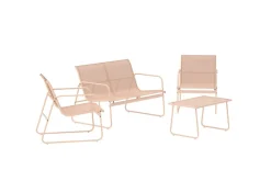 Soffgrupp Scopello 2-sits Soffa + 2 Fåtöljer med bord Utomhus