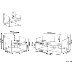 Soffgrupp utomhus 3-Sits Ponte