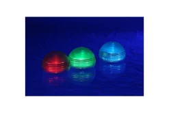 Solcellsbelysning Planet Pool Klot Flytande RGB 3 st