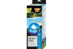 Solcellsbelysning Planet Pool Klot Flytande RGB 3 st